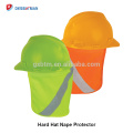 High Visibility Reflective Hard Hat Sun Shade Stow-Away Perfect Brim Protects Ears Neck Face Safety Orange Yellow